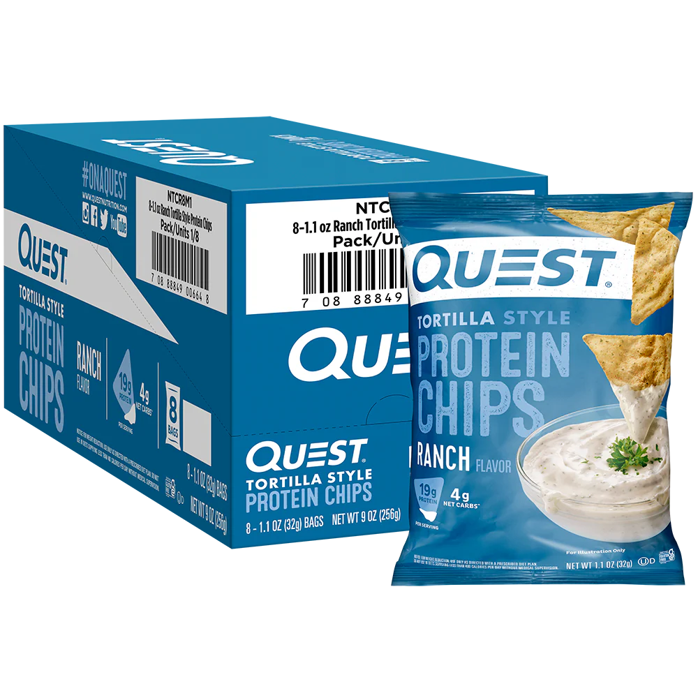 Quest Protein Chips 8x32g