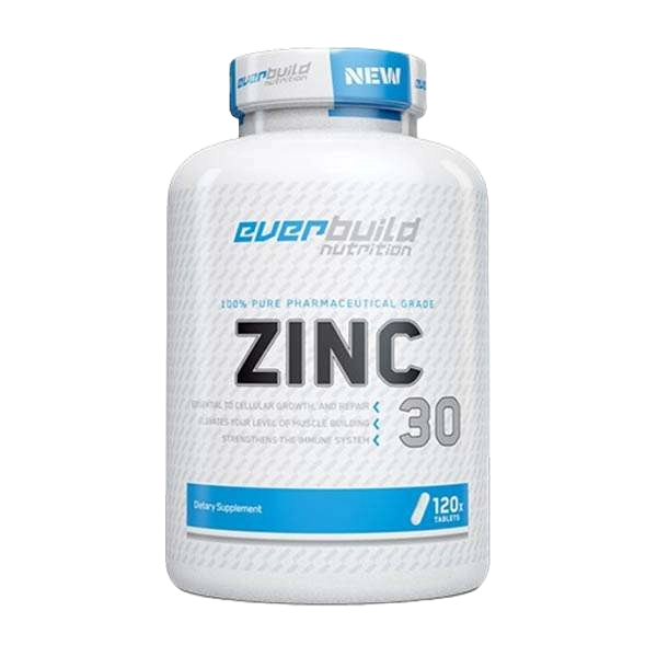 Everbuild Zinc Bisglycinate 30mg 120 tabs