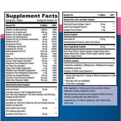 Haya Labs Food Based Women’s Multi 60tabs
