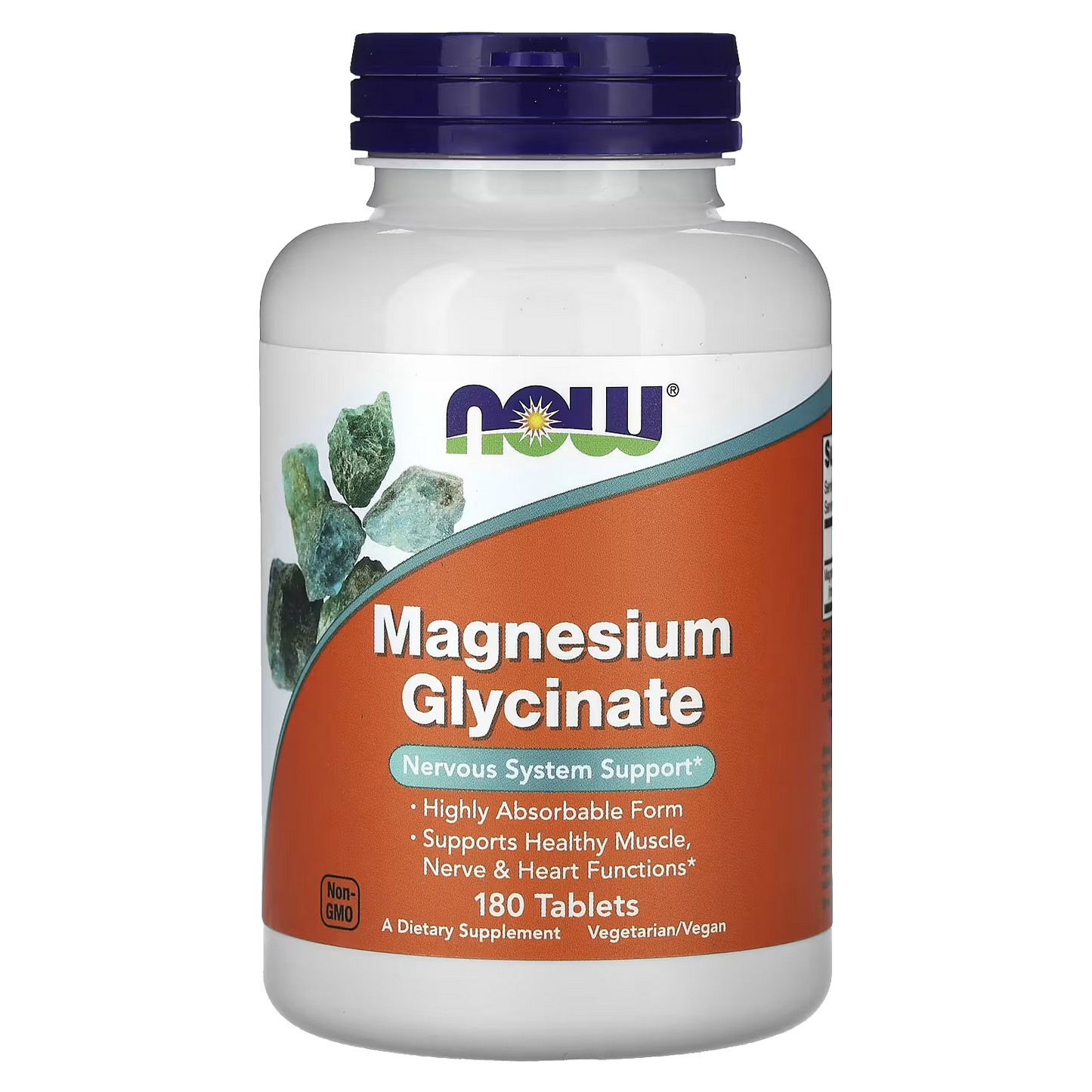Now Foods Magnesium Glycinate 180 Tablets