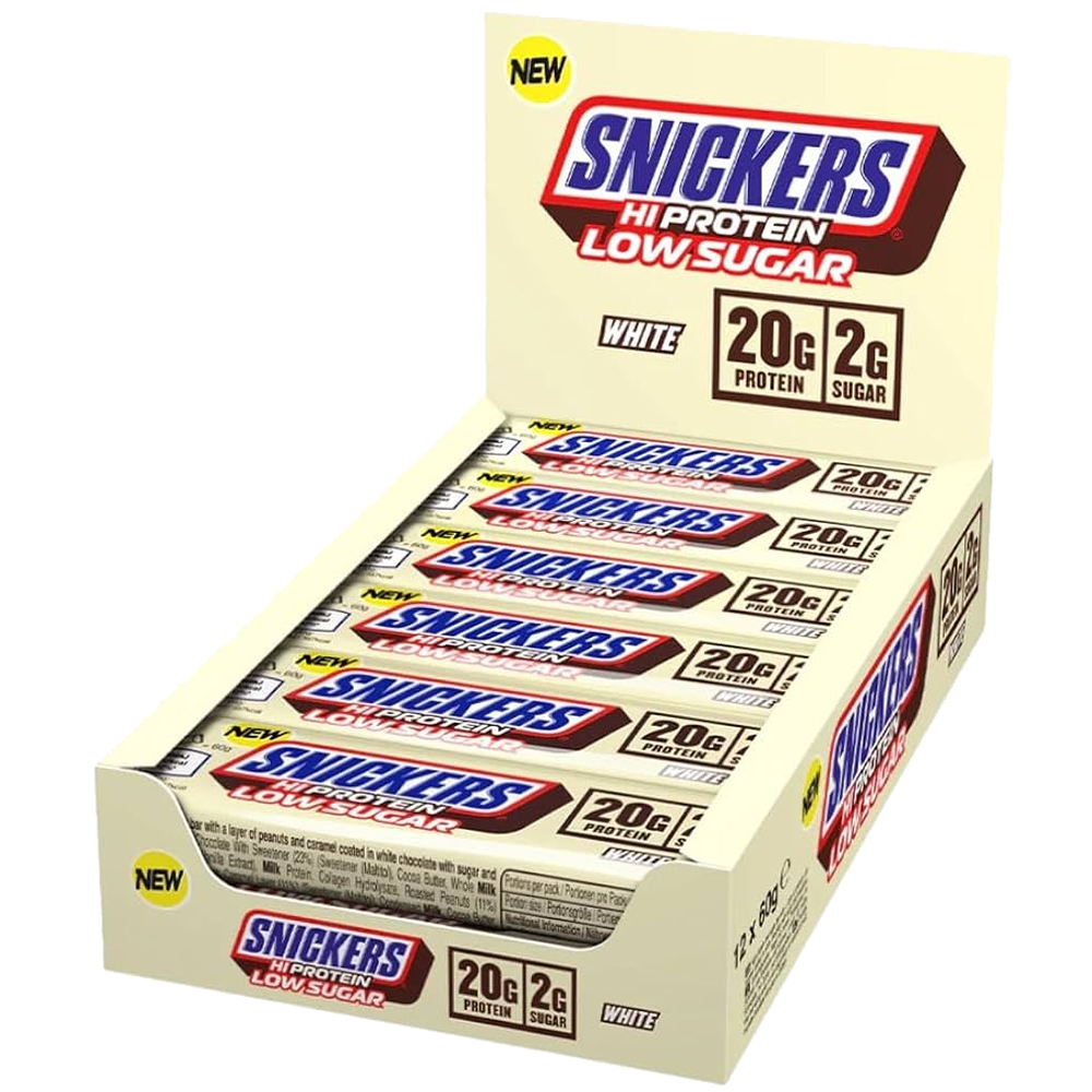 Snickers White Low Sugar High Protein Bar 12x57g