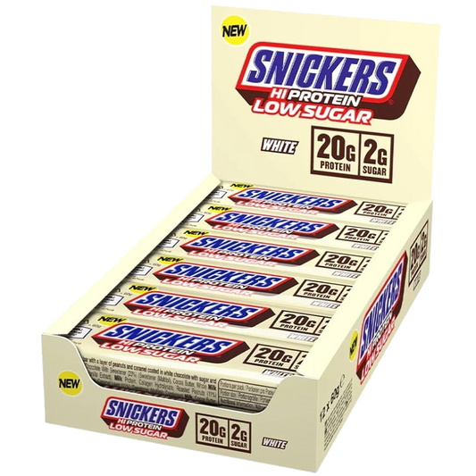 Snickers White Low Sugar High Protein Bar 12x57g